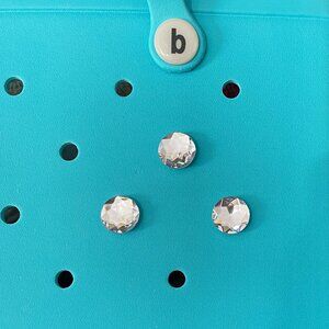 Set of 3 Faux Rhinestone Bogg Charms-Bogg Bag Hole Fillers